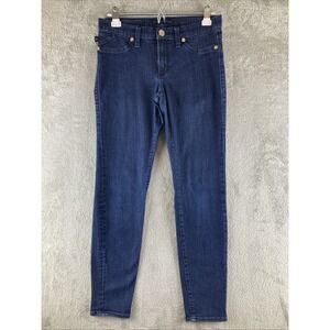 Rock & Republic Jeans Womens 10M Kashmiere Blue Denim‎ Skinny Stretch Dark Wash